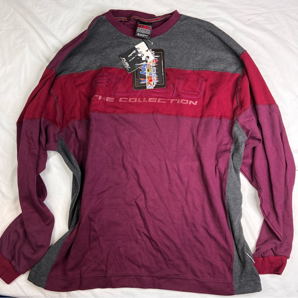 DEADSTOCK Vintage FUBU Collection Y2G Pullover Sz XL Sweater Jacket NEW L031024
